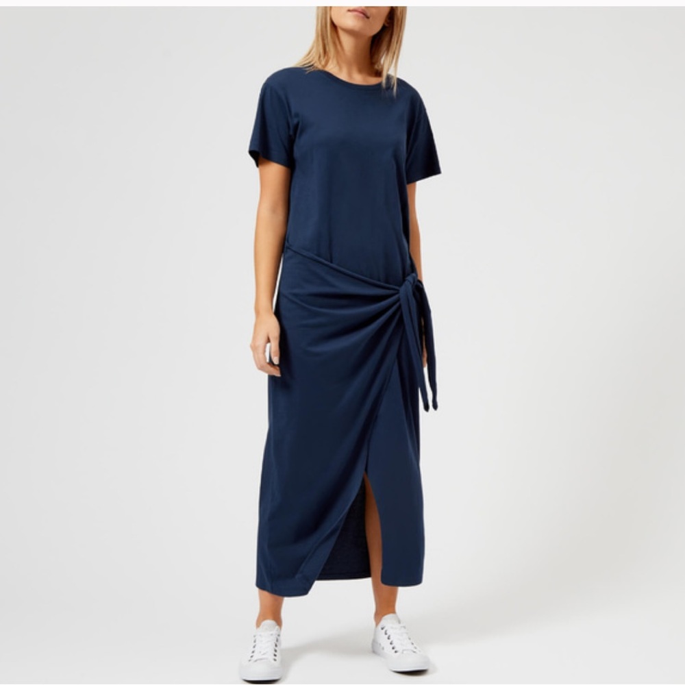 Ladies Grey Teeshirt POLO RALPH LAUREN MAXI WRAP DRESS